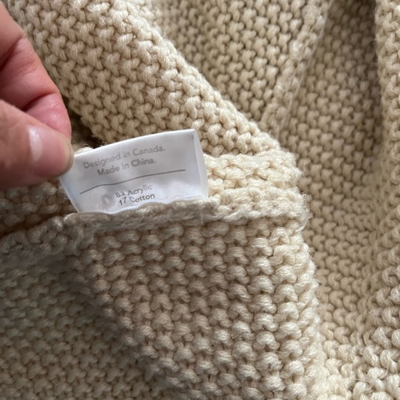 The Skinny x Jillian Harris Cream Erinn Cardigan Open Knit - Picture 7 of 10